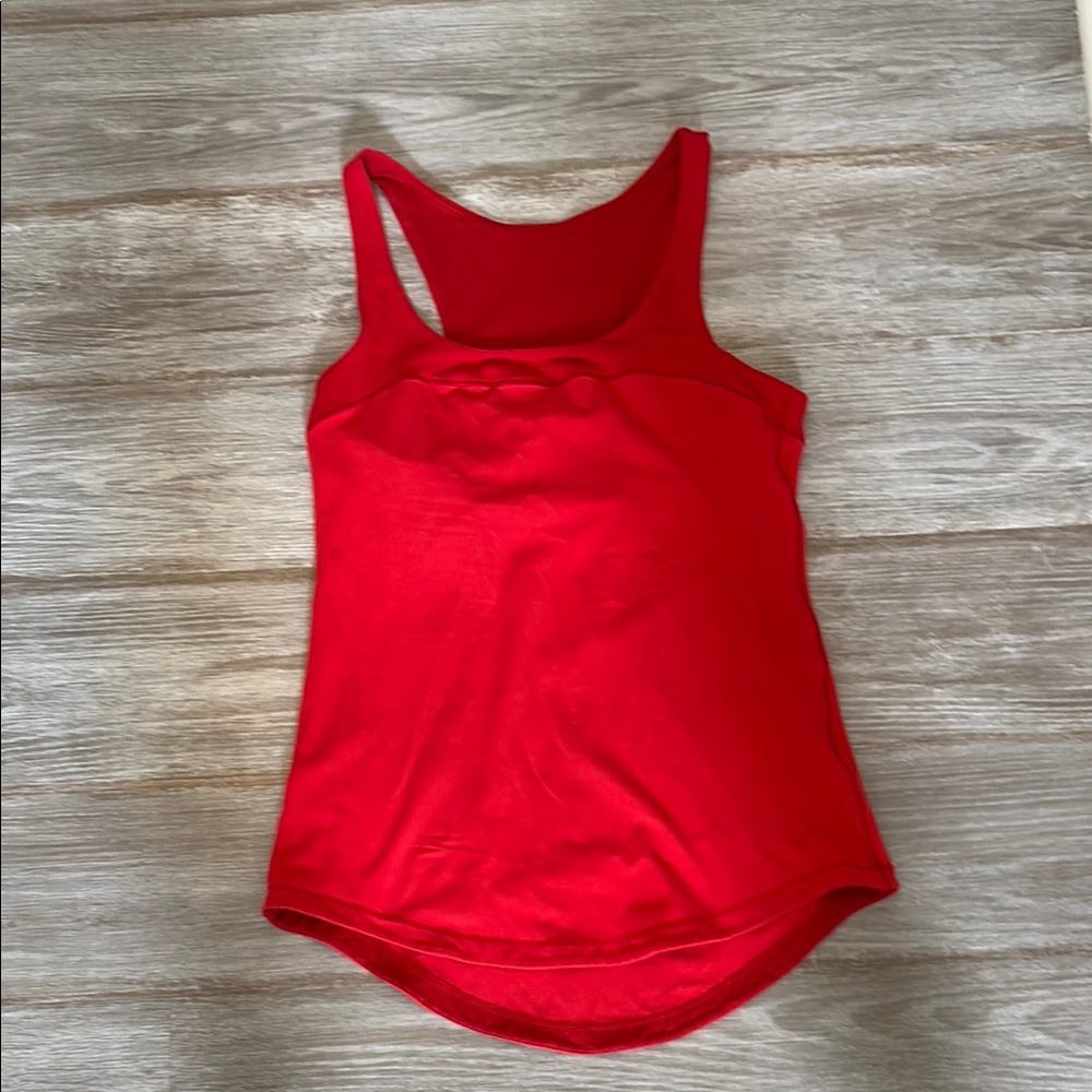 Lululemon Red workout tank